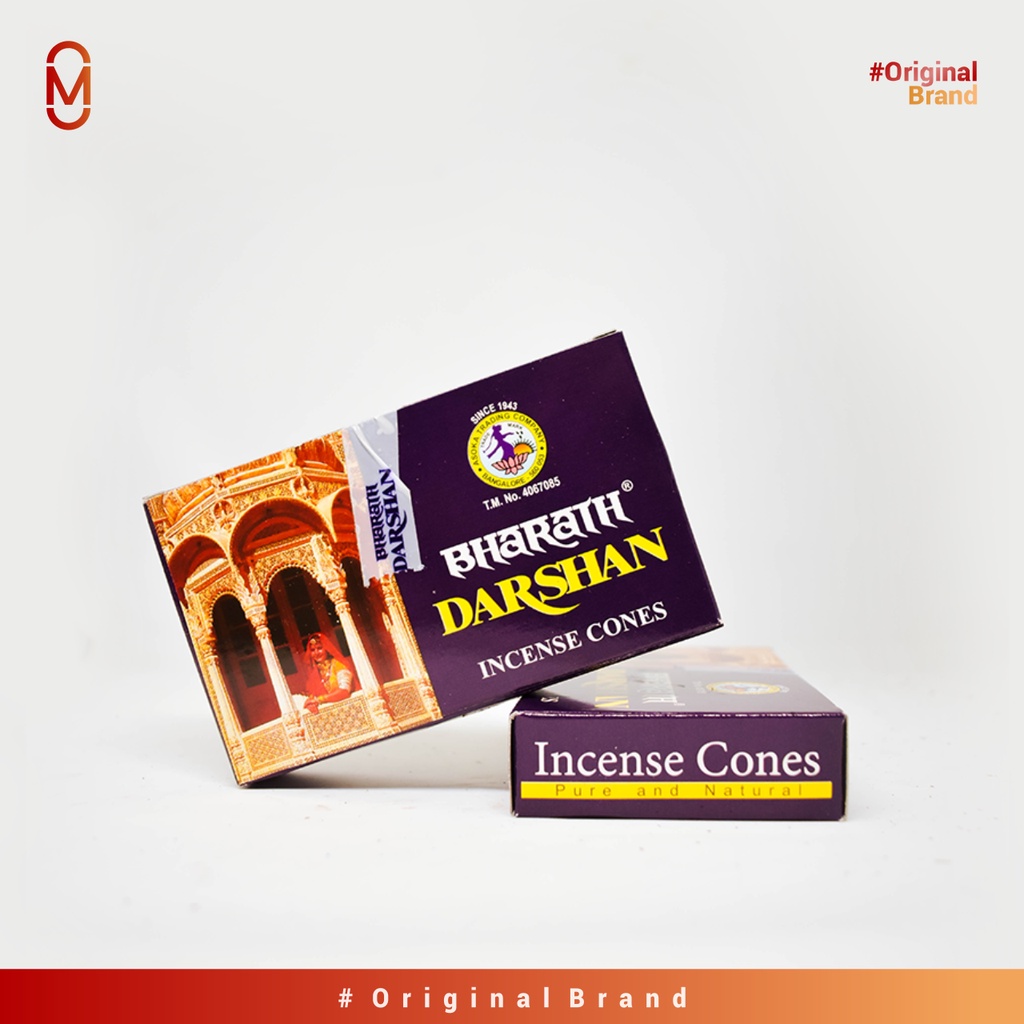 Darshan Incense Cone / Dupa Bukhur Kerucut Darshan India /  Bukhur dupa Wangi Hio Tumpeng