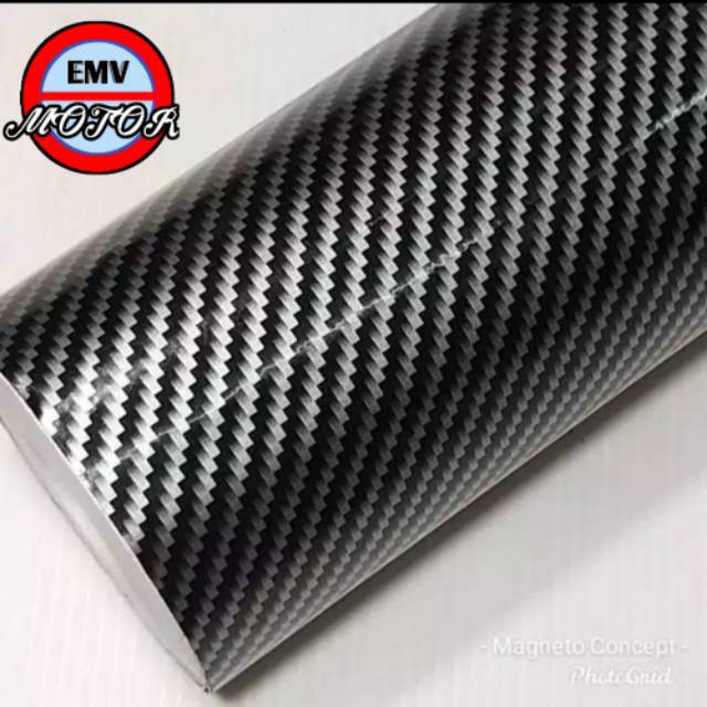 Sticker karbon motif kevlar 6D