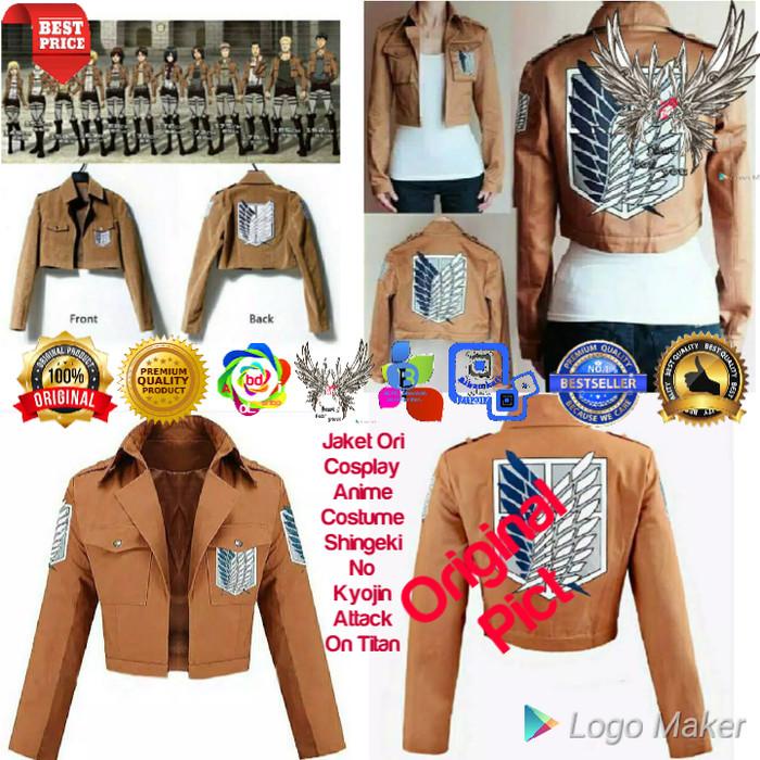 Kostum Jaket Cosplay Aot Costume Shingeki No Kyojin Attack On Titan Size S