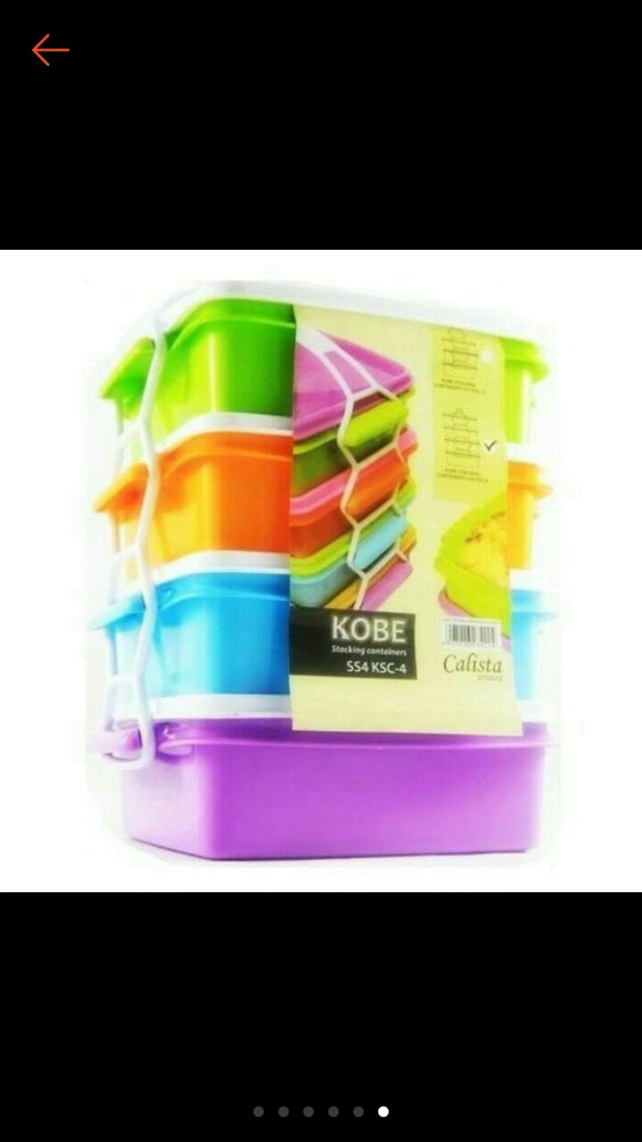 Rantang 3 Susun & Rantang 4 Susun - Calista Kobe Premium