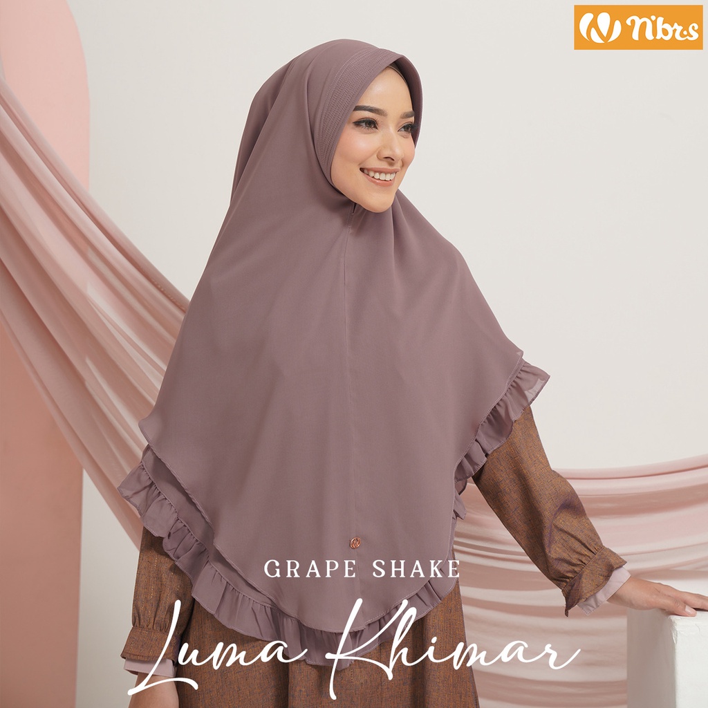 Nibras Hijab LUMA Jilbab Instan Bahan Bahama Simple Syar'i Casual OOTD