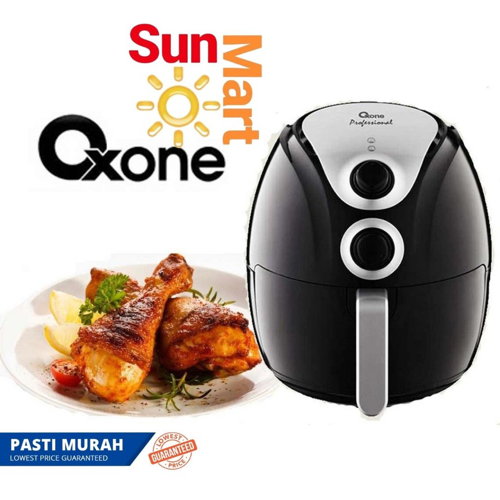 Oxone Professional Air Fryer OX 199N 4 Liter Low Watt Tanpa Minyak Garansi Resmi