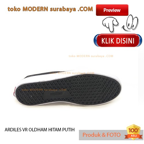 ARDILES VR OLDHAM HITAM PUTIH Sepatu Sekolah Casual Sneakers