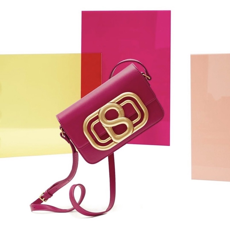 Briana bag fuschia by buttonscarves