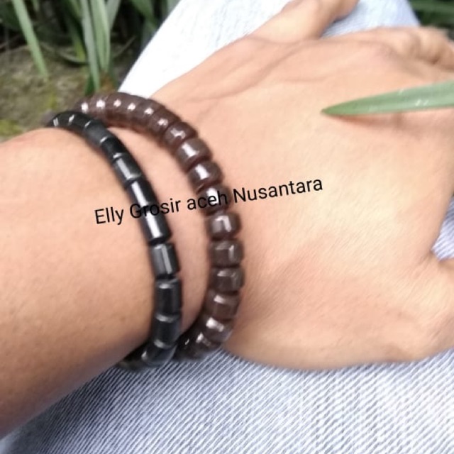 Gelang kaukah batu natural kecubung api origin aceh