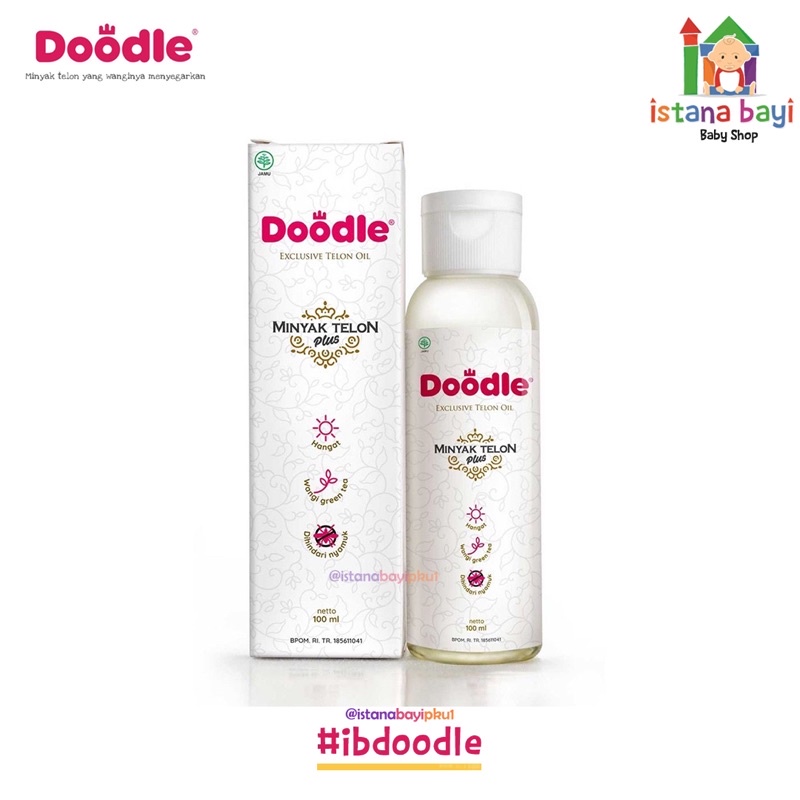 Doodle Telon oil 100 ml - Minyak telon bayi/Baby telon oil