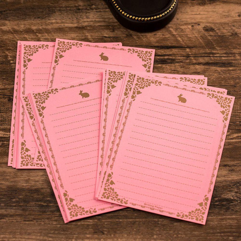 Mxbeauty Kertas Tulis Set Laciness Vintage Berkah Perlengkapan Kantor Wishes Letter Paper