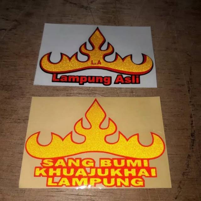 Sticker Stiker Motor Logo Lampung Shopee Indonesia