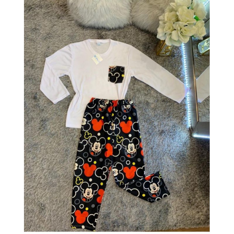

Disney mickey set baju tidur