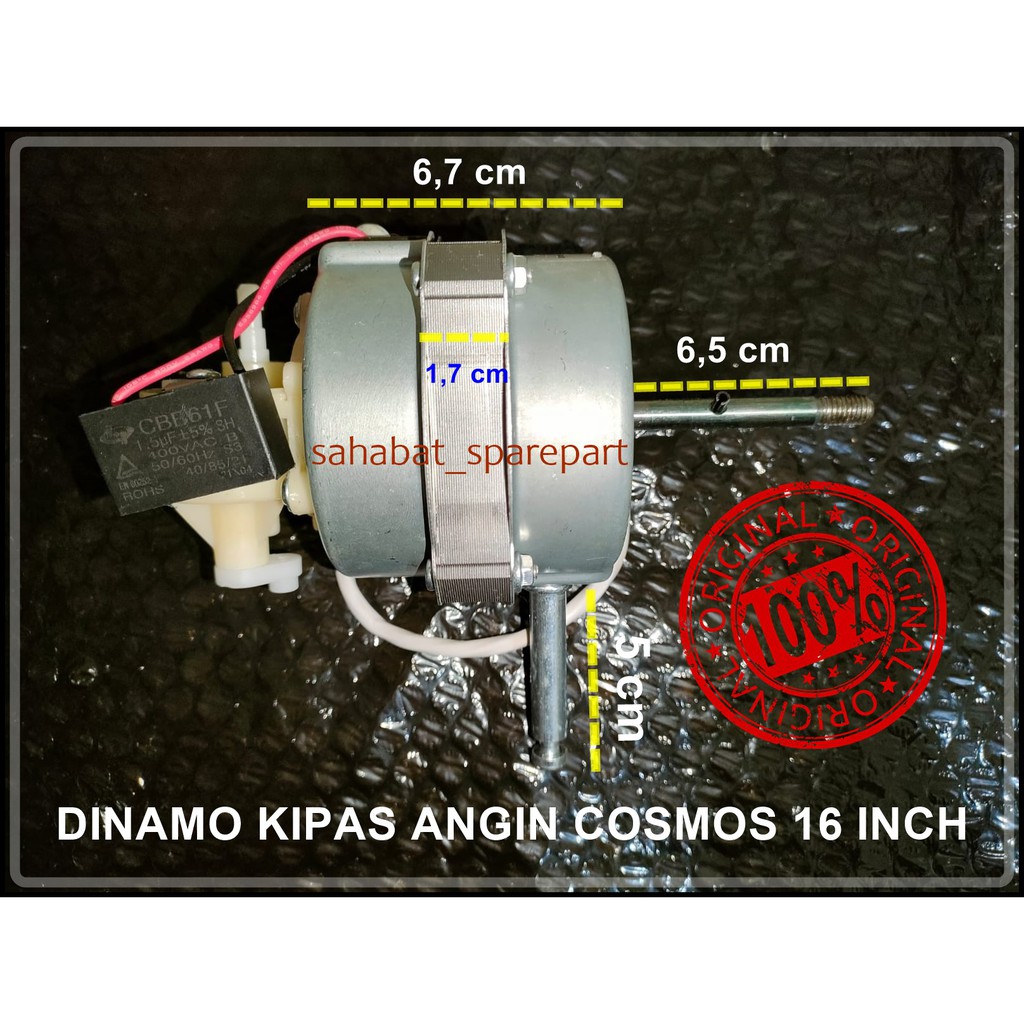 DINAMO KIPAS ANGIN COSMOS SF 16 INCH ORIGINAL