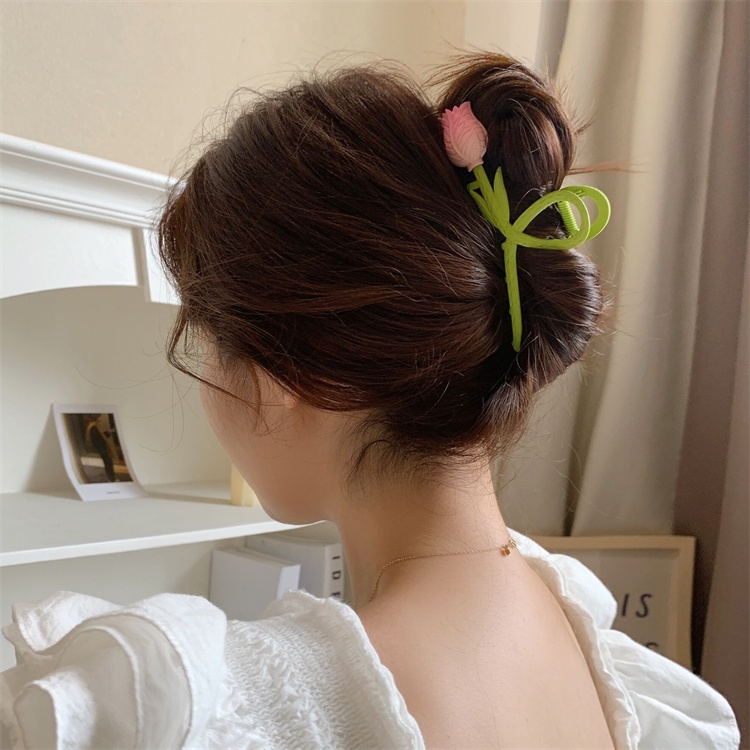 Jepit Rambut Extension Bentuk Tulip Untuk Wanita