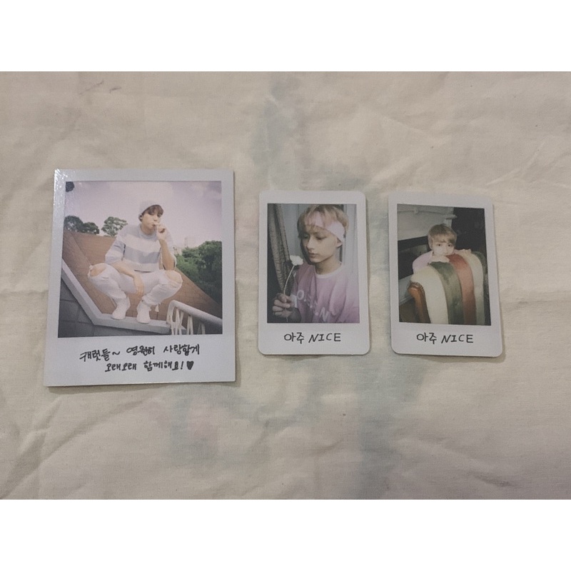 (ready stock) pc photocard big polaroid seventeen very nice aju nice