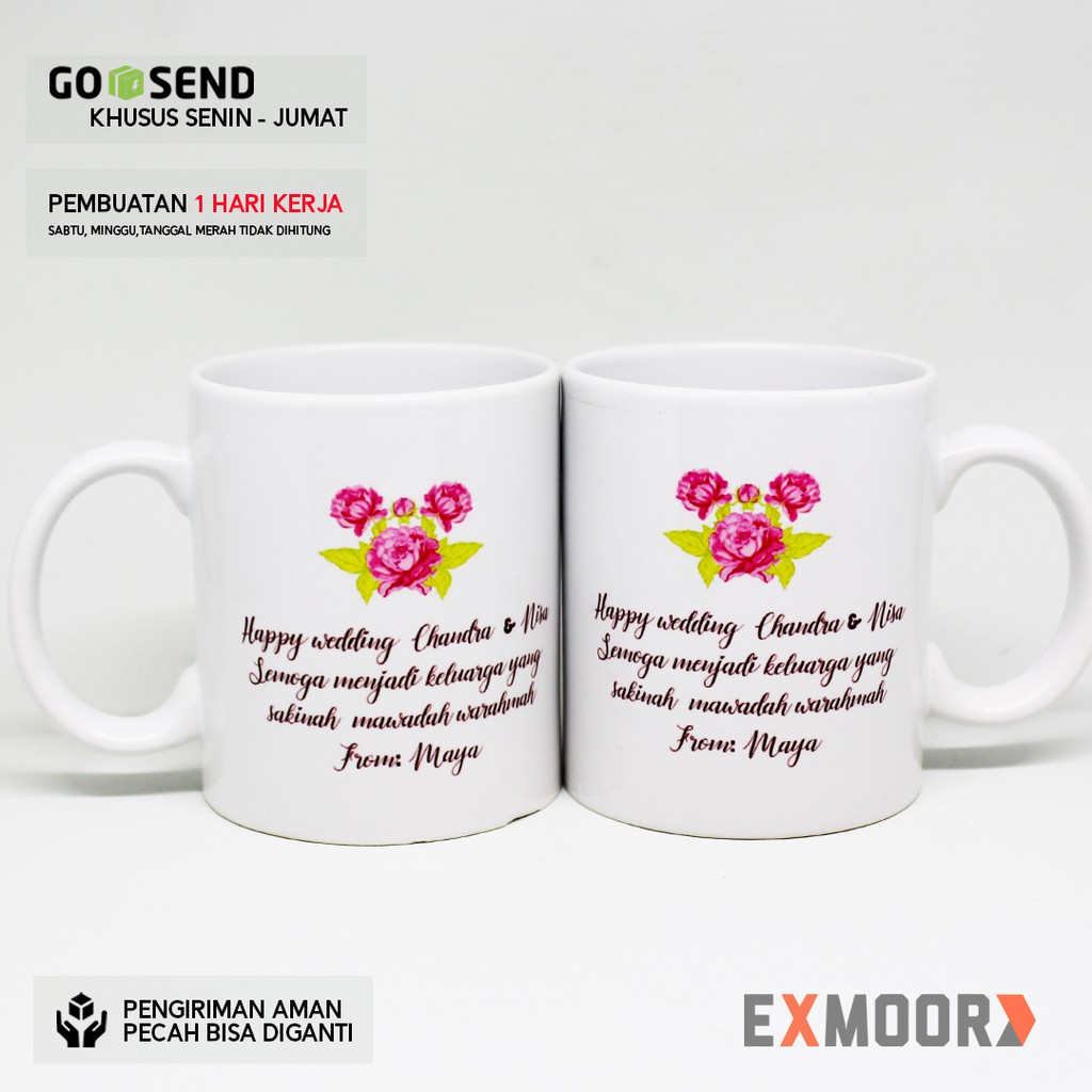 Mug Couple Pengantin Sunda Non Hijab