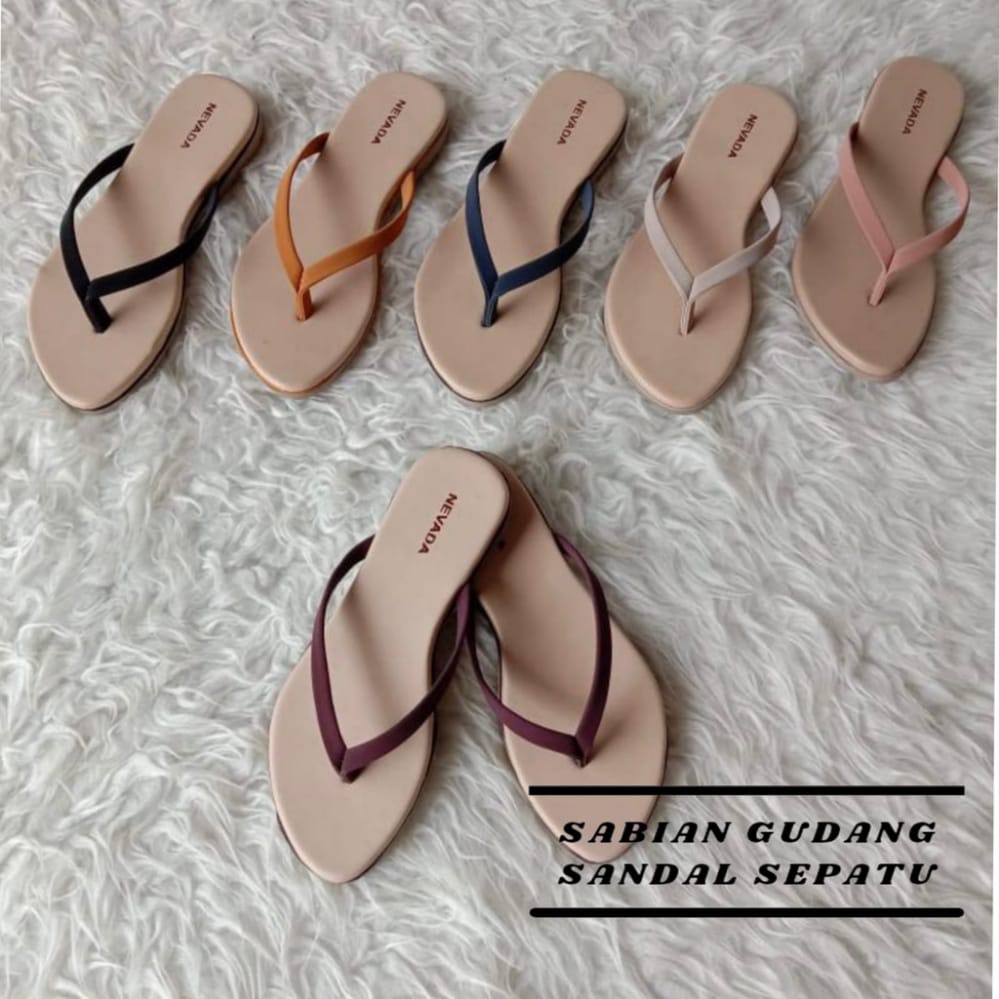 Invincible Sandal Nevada Wanita Japit Jepit Sendal Cewek Murah Sandal Santai