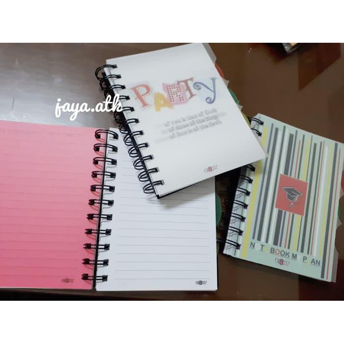 

Notebook - Buku Catatan - Buku Saku A6 120lembar Index