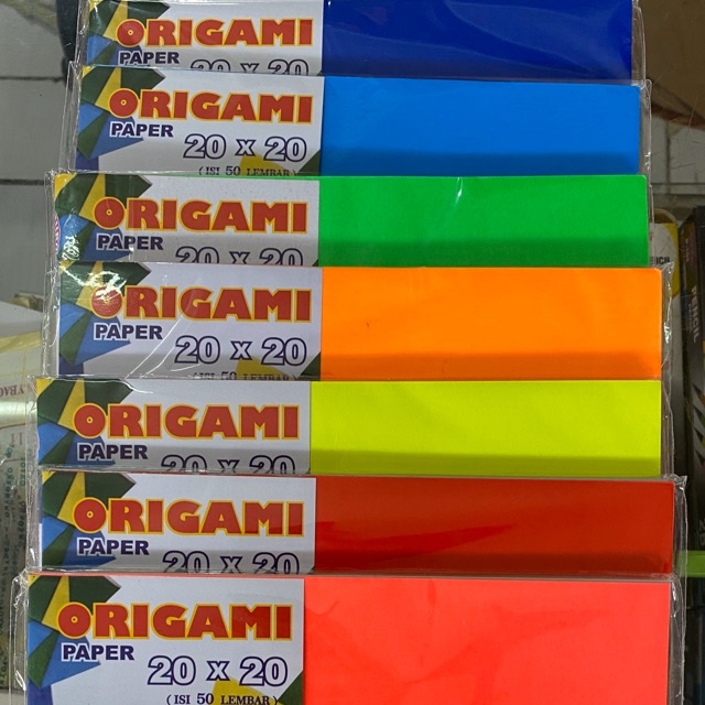 

Asturo Origami Paper / Polos Ukuran 20x20