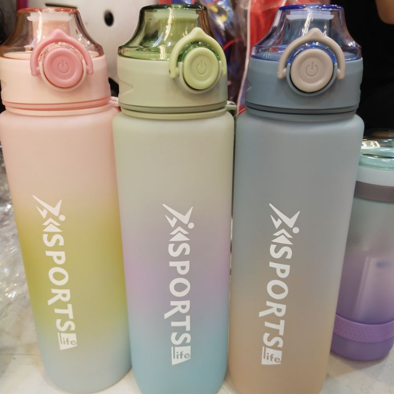 Botol minum Motivasi uk 1000ml/ Botol minum viral 1000ml