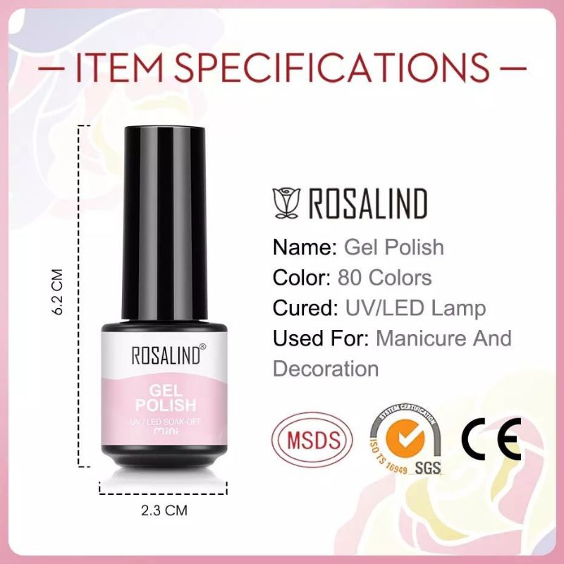 KUTEK GEL ROSALIND NAIL GEL SERI F 1-40 7ML NAIL ART