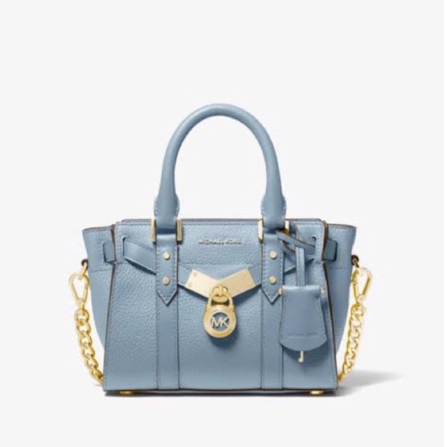 michael kors mk nouveau hamilton extra small XS pale blue carine