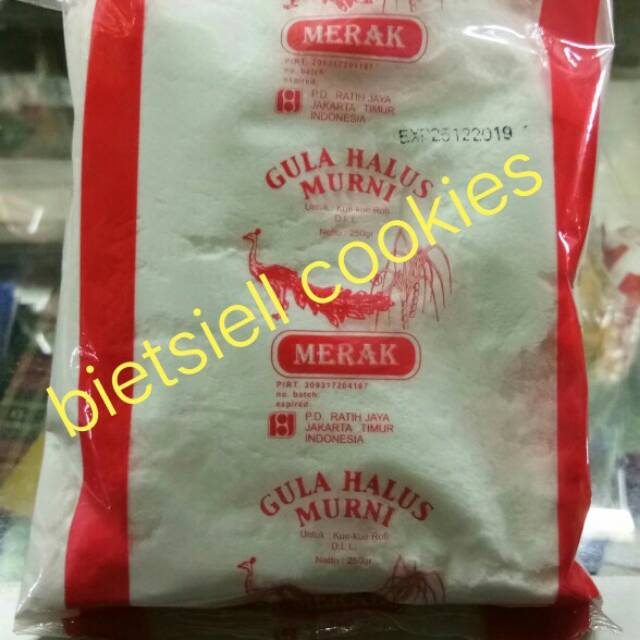 

Gula halus 250 gr cap merak