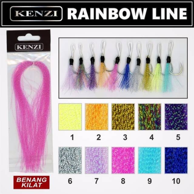 RAINBOW LINE (BENANG KILAT) &quot;KENZI&quot;