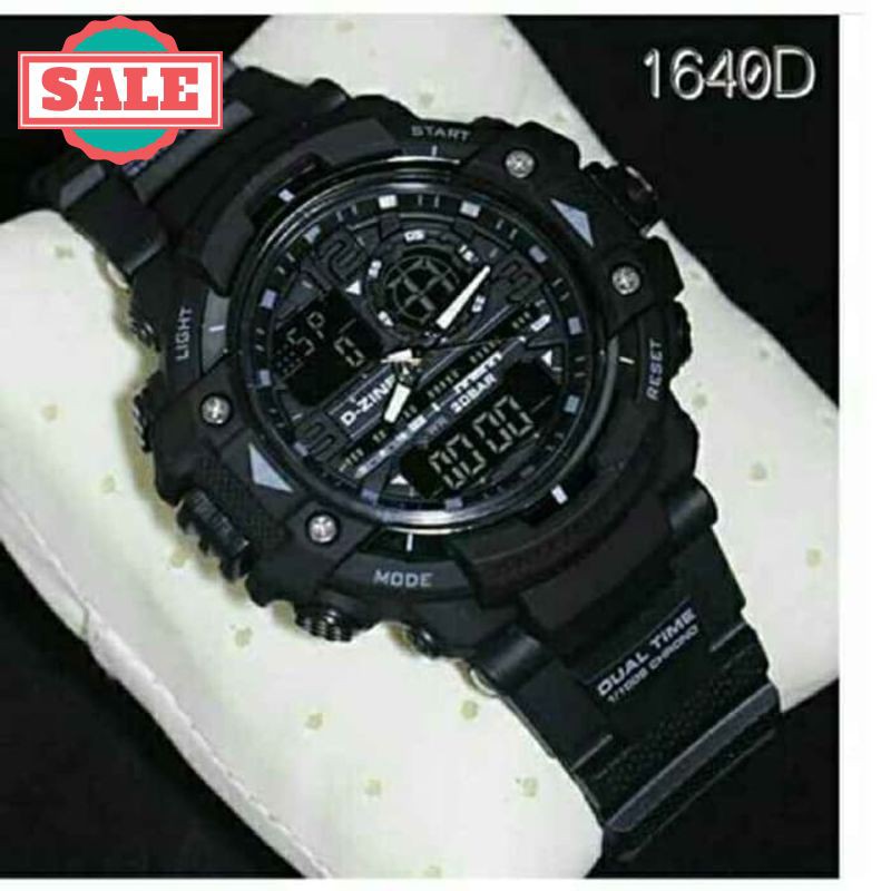 Murah JAM TANGAN PRIA - DZINER ORIGINAL ANTI AIR FULL BLACK