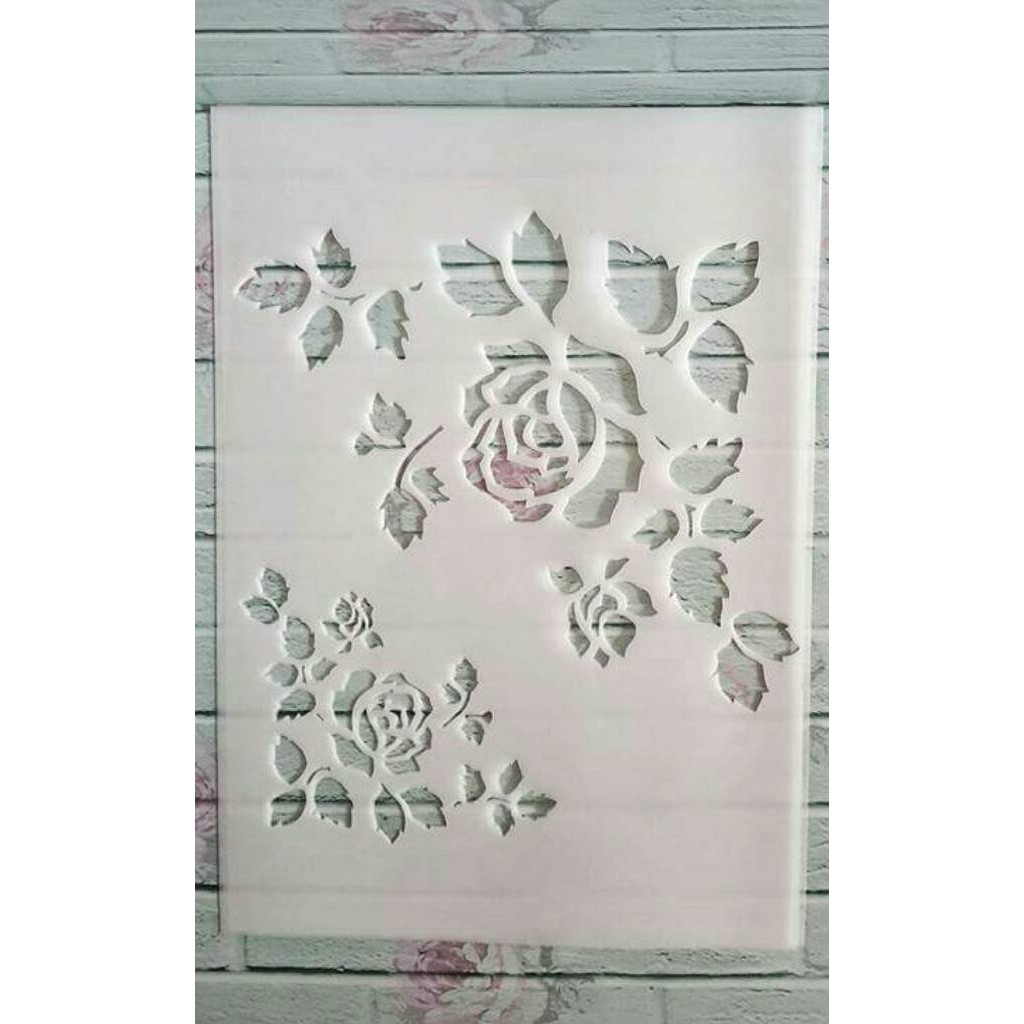 Stencil ukuran 21x29 cm 025