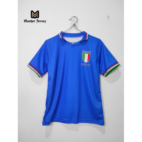 Jersey Timnas Italia 1982 Full Printing