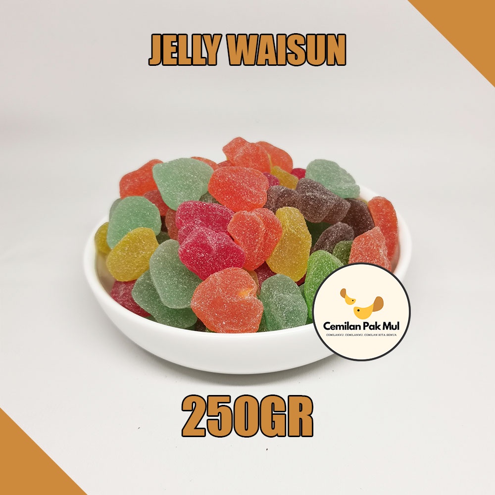 

( 250GR ) JELLY WAISUN / PERMEN JELLY WAISUN / PERMEN JELLY KILOAN