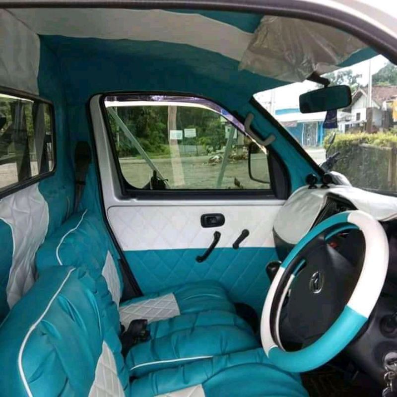 ( Free 3 Aksesoris) Sarung jok mobil bungkus jok mobil Plafon atas Kabin Belakang Sarung pintu Full 
