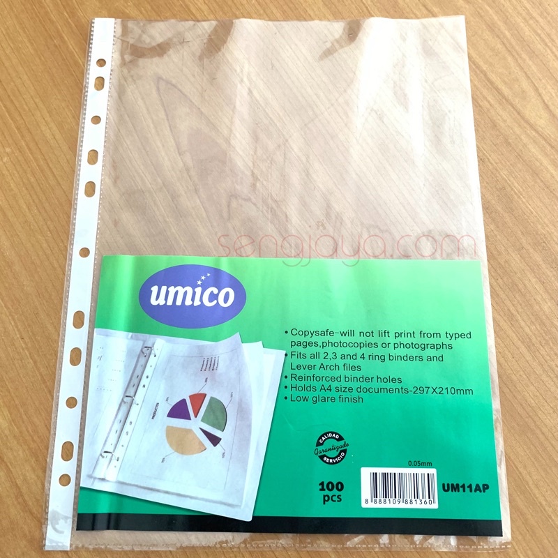 

Sheet Protector / List Clear Holder A4 Umico UM11AP