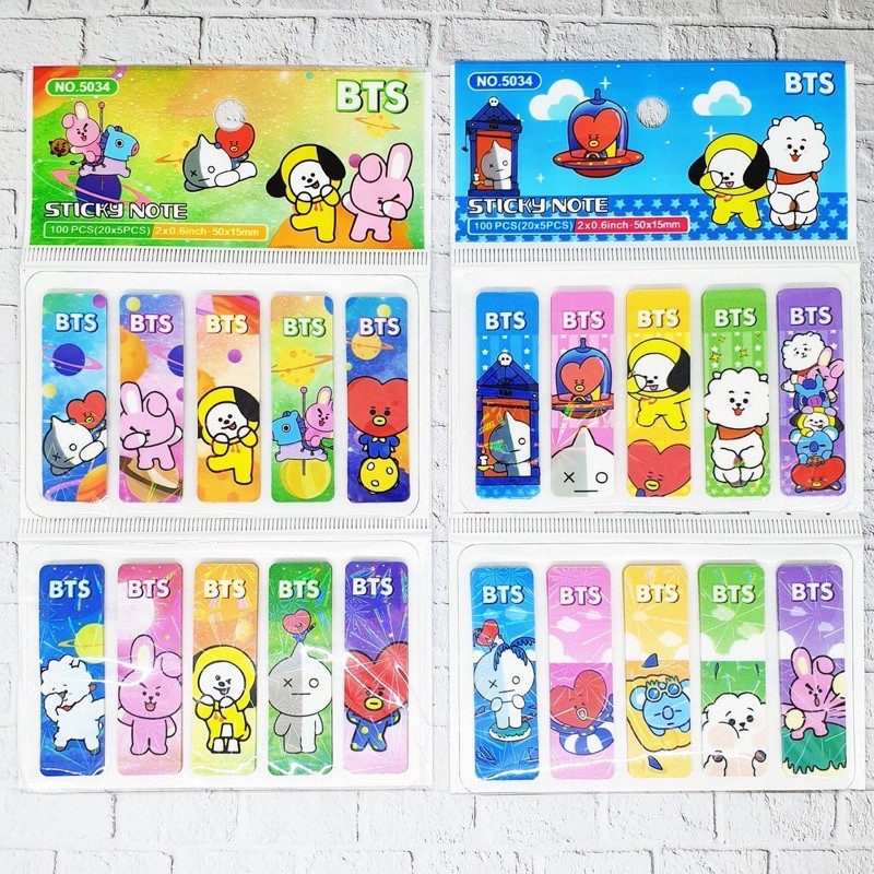 

Sticky Notes Pembatas Buku BT21 Blackpink