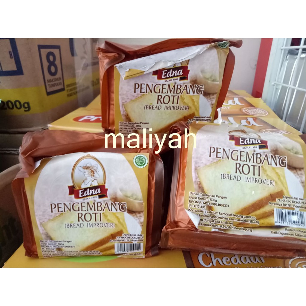 

bread improver EDNA bahan pengembang roti cake 500 gram