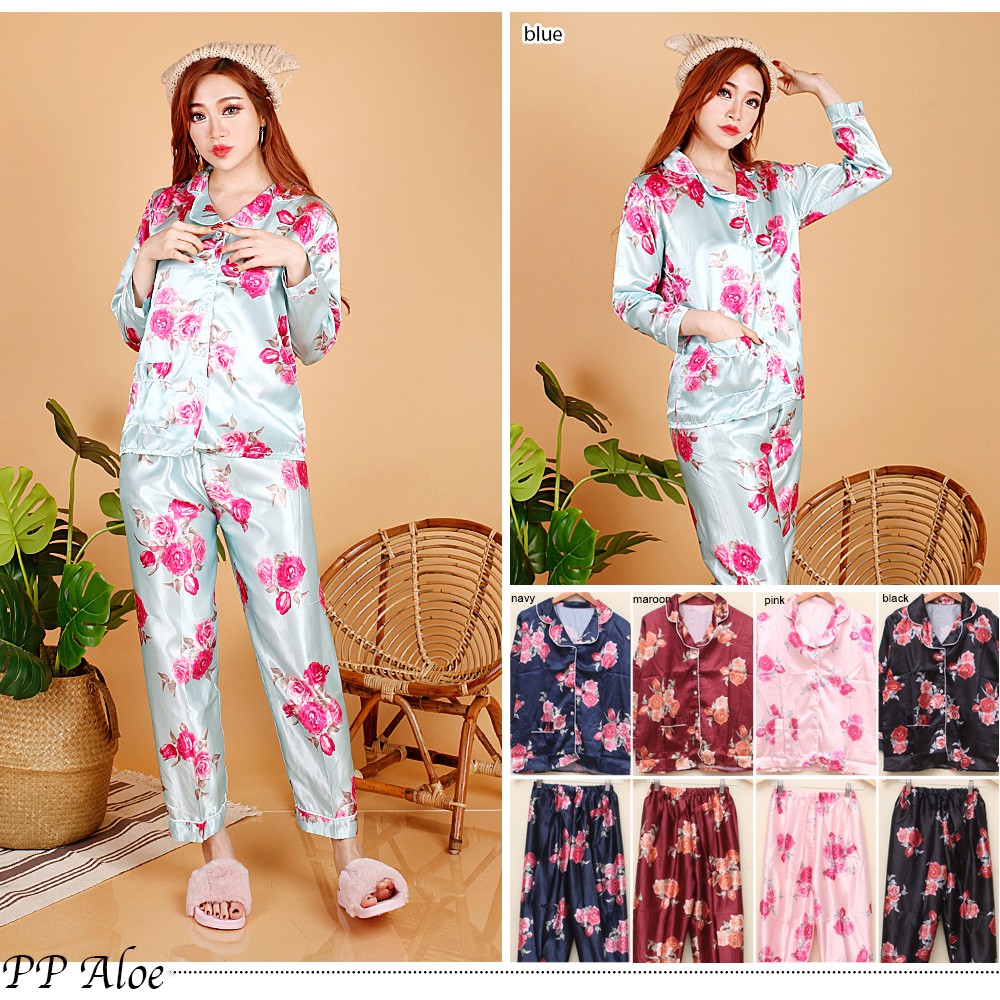 OK1 - PP Piyama Satin Maxmara premium fit to XL