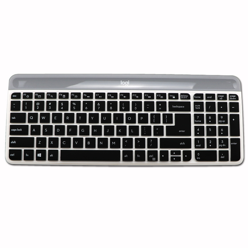 For Logitech MK470 K580 Soft Ultra-thin Silicone Laptop Keyboard Cover Protector