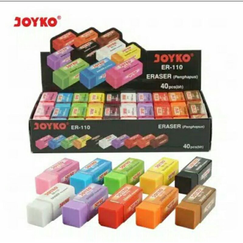 

ERASER PENGHAPUS PENSIL ER-110 WARNA WARNI KECIL MURAH