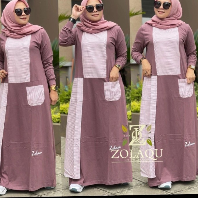 PREMIUM GAMIS ZOLAQU TERBARU / GAMIS ZOLAQU ORIGINAL TERMURAH NEW