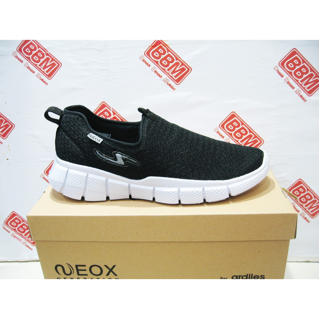 ARDILES NEOX RIPCORD - SEPATU PRIA SANTAI KERJA - Hitam/Putih