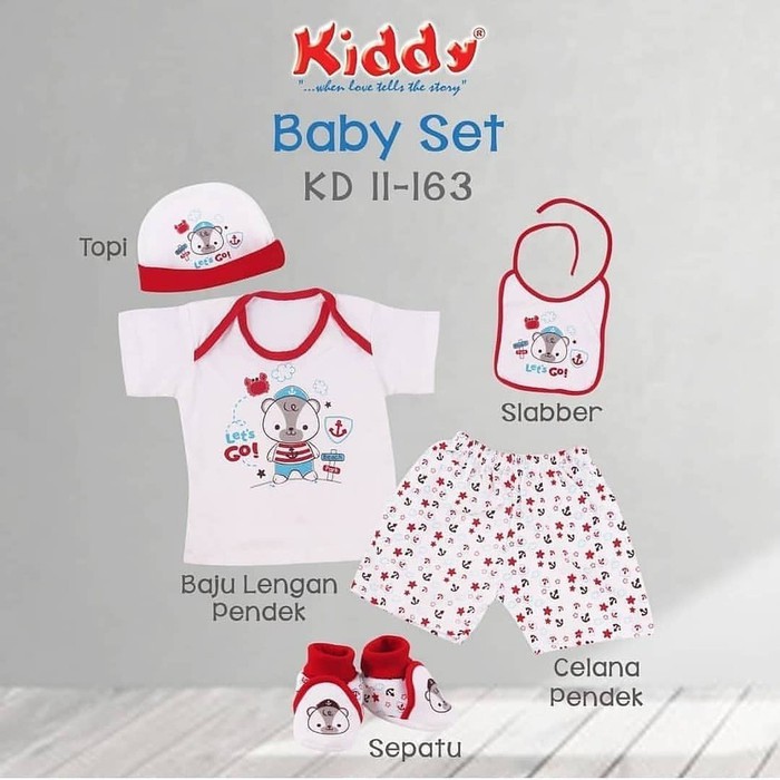 Kiddy Baby Gift Set 11163 - Kado Lahiran Bayi - Baju Set Bayi