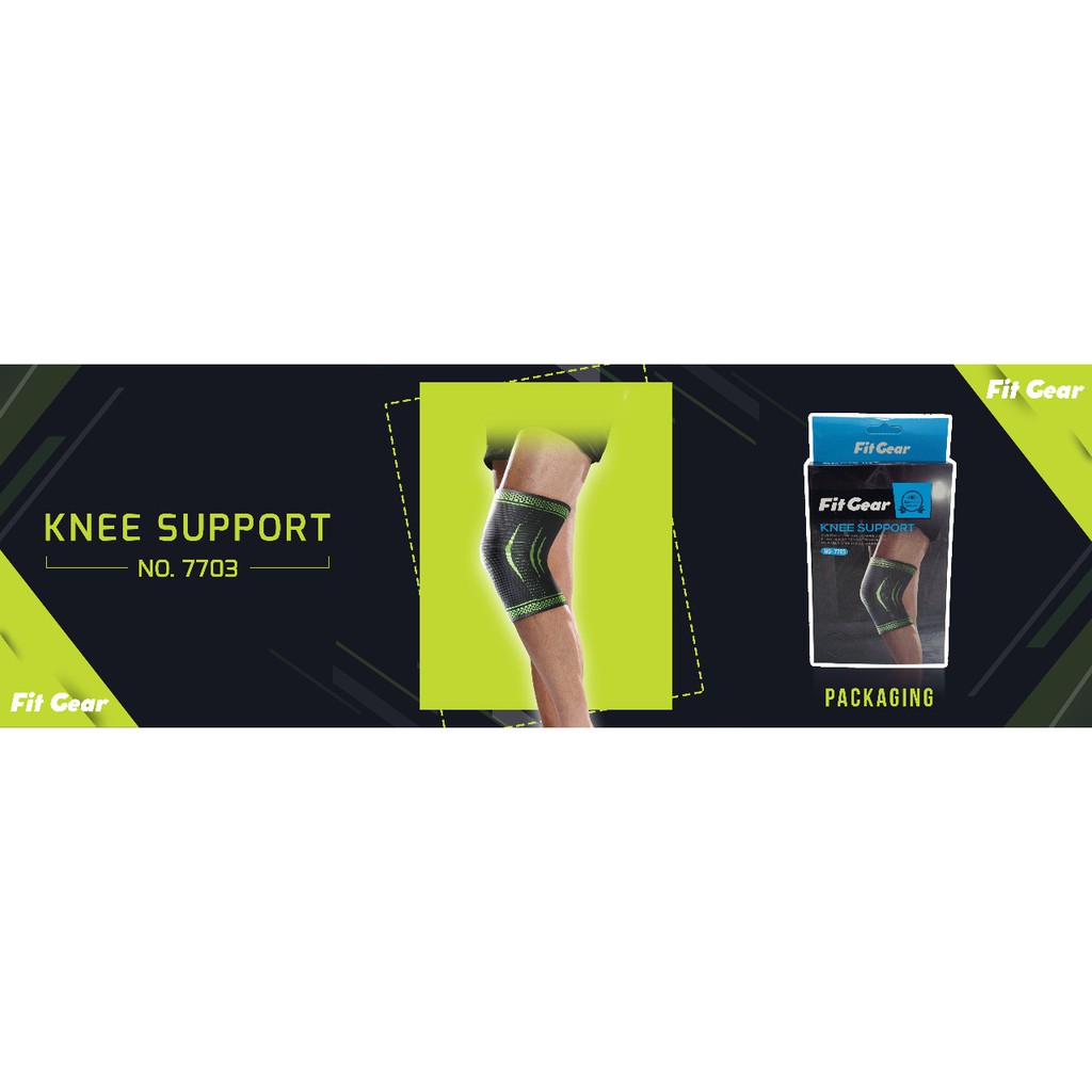 Knee Support / Pelindung lutut Fit Gear NO 7703 – Electric Series