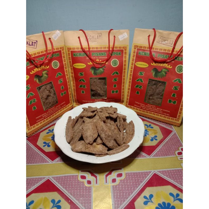 

Keripik pisang sari asih rasa coklat