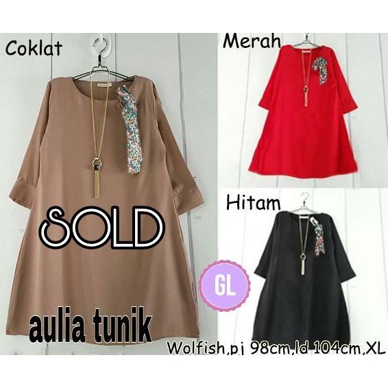 ANGGUN CA123 BAJU ATASAN TUNIK/BAJU ATASAN WANITA/BAJU MUSLIM WANITA/AULIA/GL57135 PRODUK PREMIUM