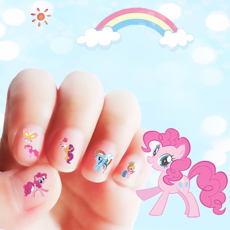 Mainan Sticker Kuku 3D Anak - Nail Sticker Motif Karakter Tempelan Cat Kuku