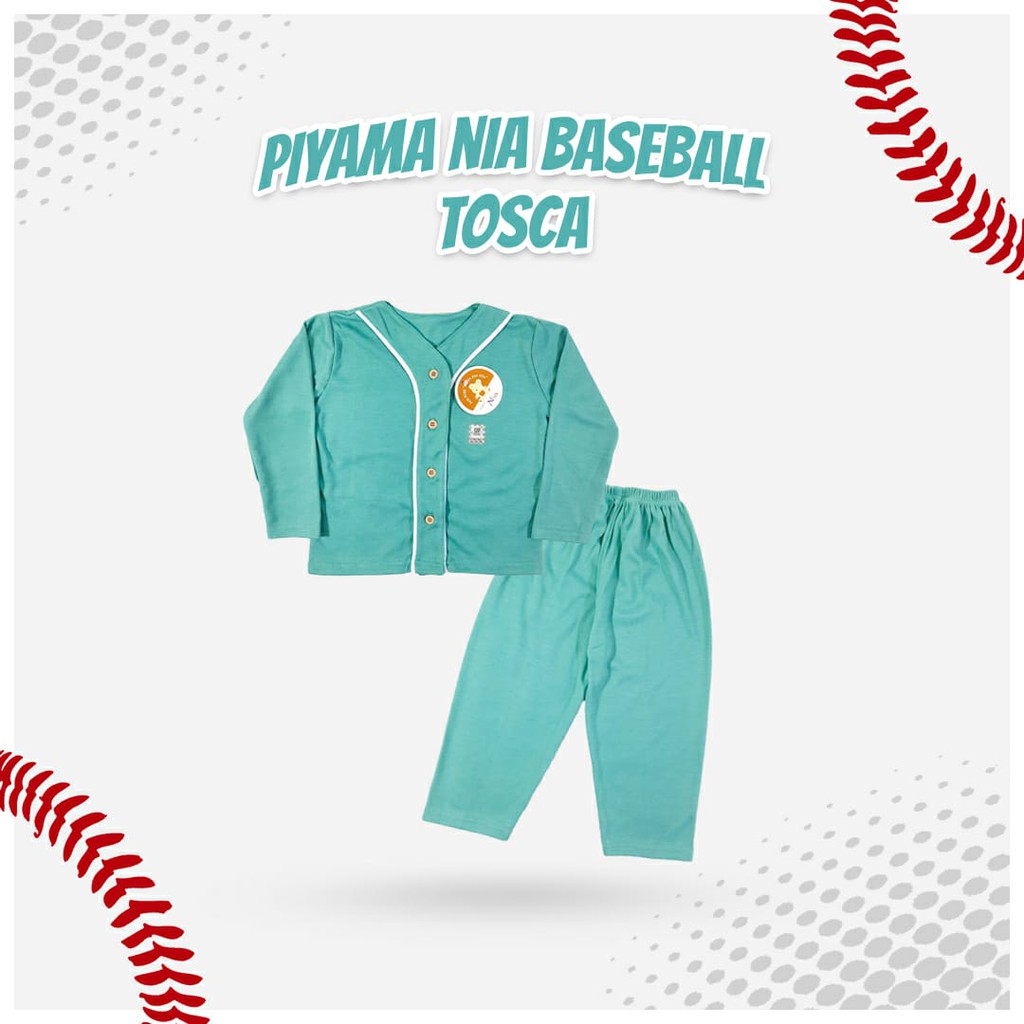 NEW SALE!!! Nia / Baju Setelan Piyama Baju Tidur Bayi Baju Nia Premium Baseball