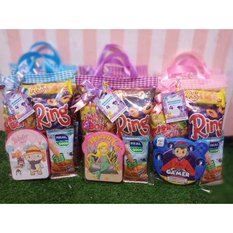 paket ulang tahun/ snack ultah murah / snack ulang tahun anak/ paketan ultah / bingkisan souvenir