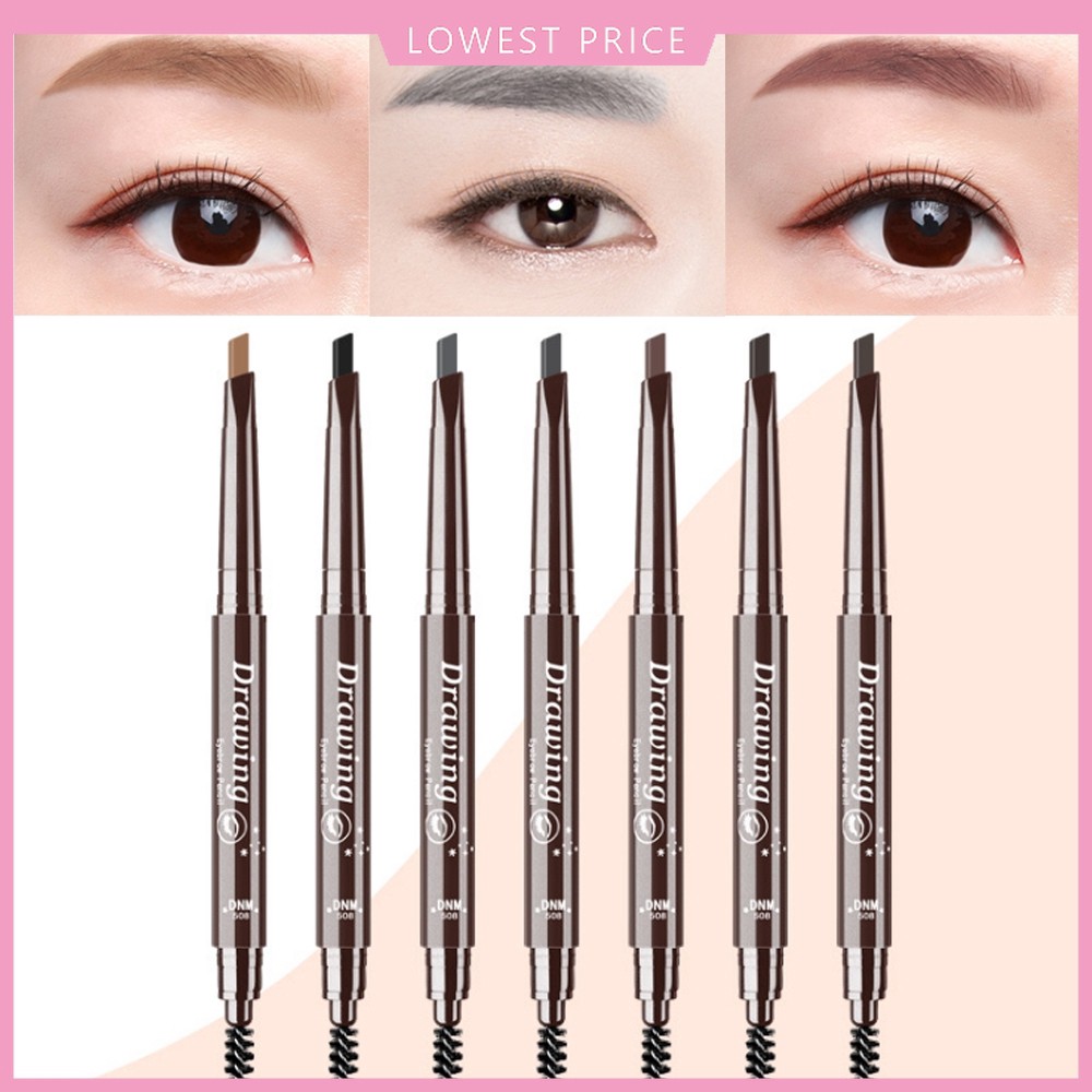 Pensil Alis Dan Sikat Alis 2 in 1 / Automatic Eyebrow Waterproof