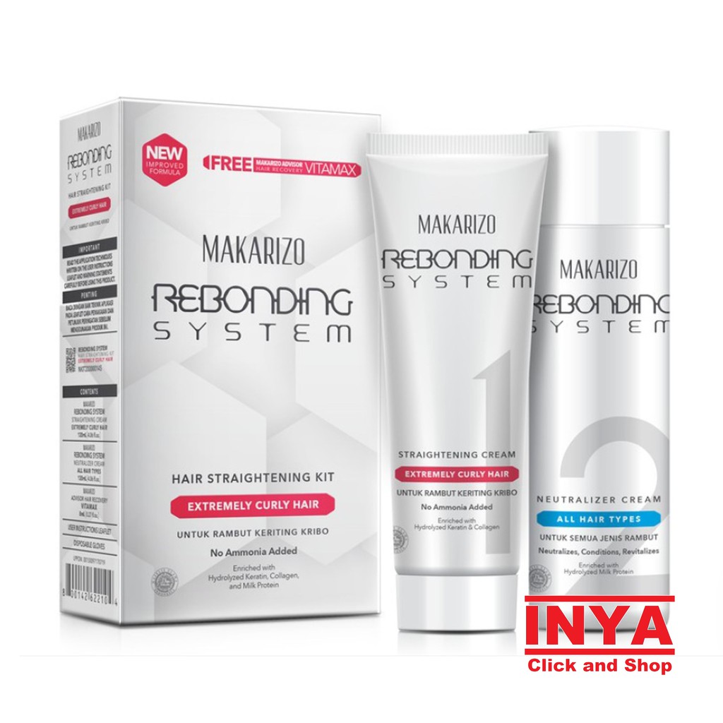 MAKARIZO REBONDING SYSTEM FREE VITAMAX - Krim pelurus rambut