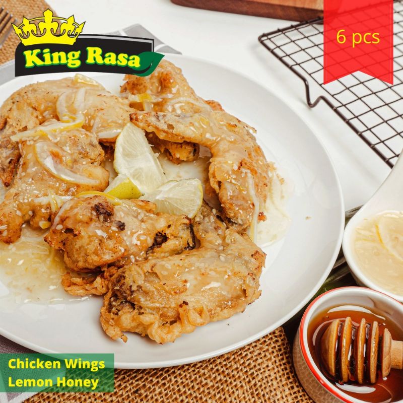 

Ayam Madu Lemon Chicken Wings Lemon Madu 300 gr Makanan Siap Saji King Rasa Frozen