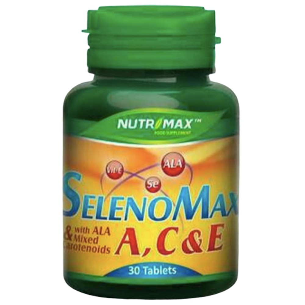 NUTRIMAX IM SHIELD SELENOMAX SELENO MAX VITAMIN A C E ACE ANTI OKSIDAN AGING SELENIUM PENUAAN DINI 30 TABLET