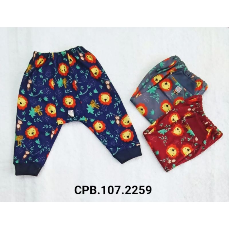 3Pcs baju bayi 0-3m NASUKA katun halus SNI Baju bayi Newborn Premium Pakaian Bayi Baru Lahir-3pc singa cln pjg